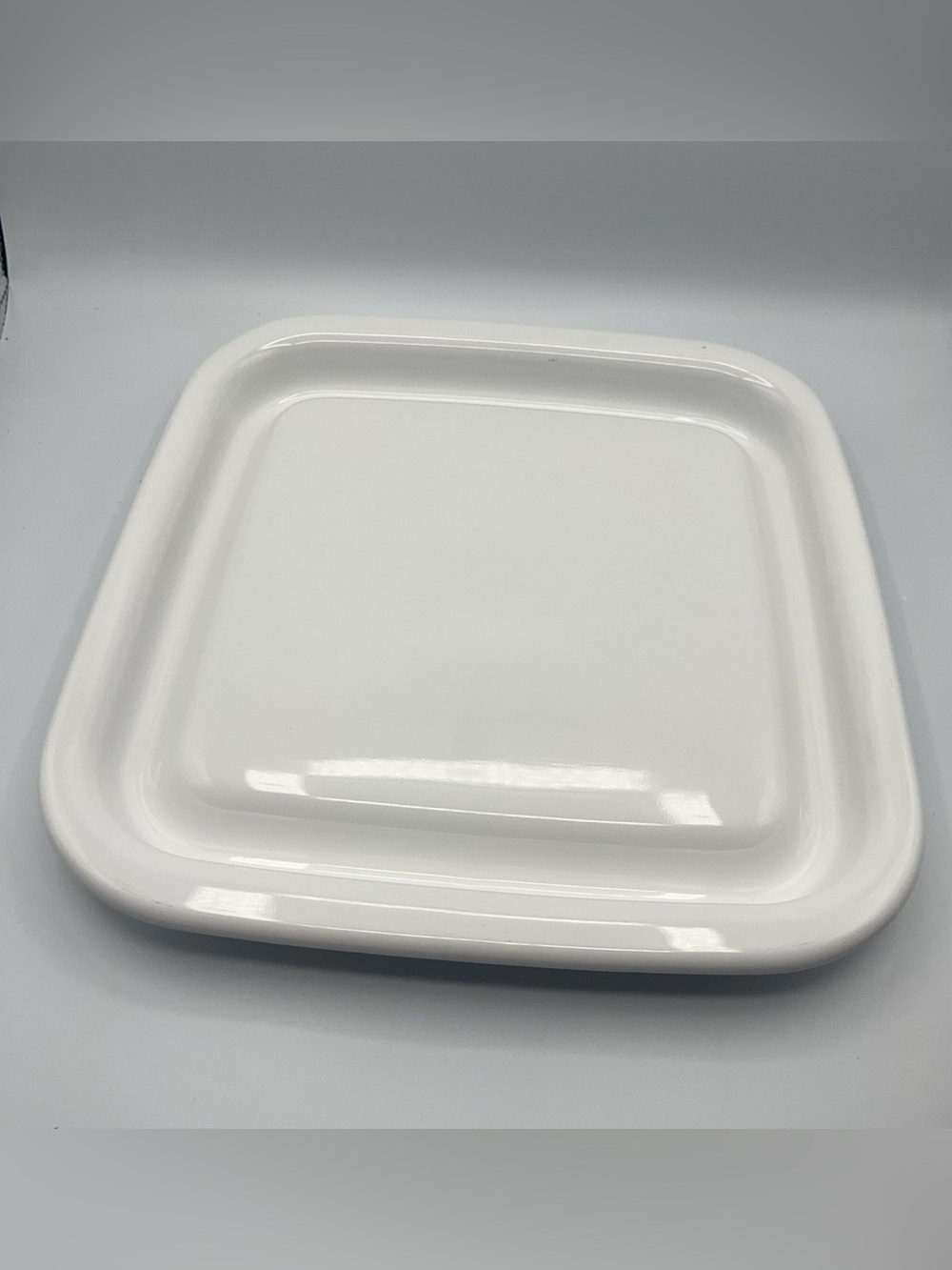 Corningware White Square Microwave Browner/Grill Plate